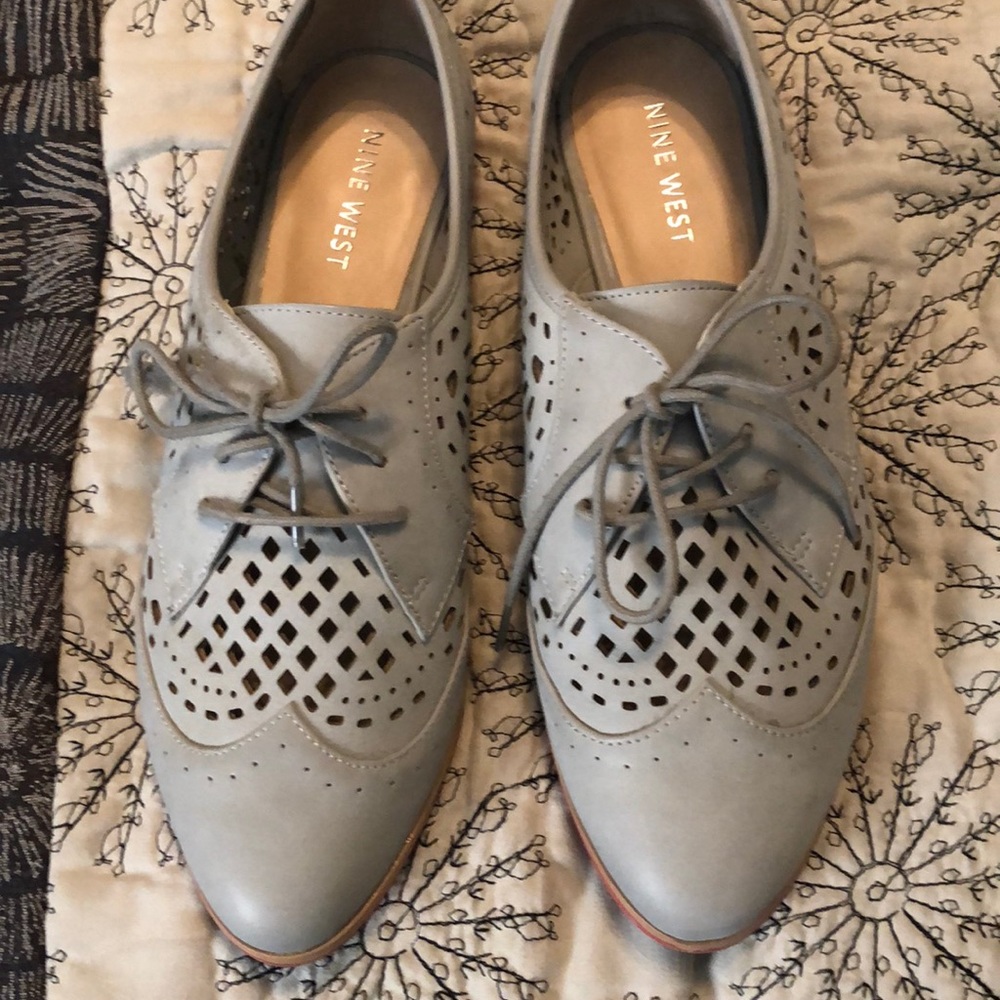 Funky grey shoes!